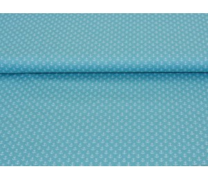 Baumwolle - Anker hellblau weiß